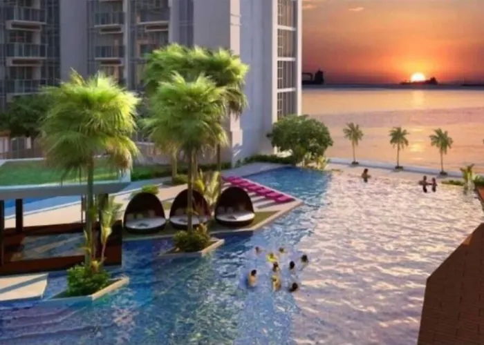 Apartamento Luxury 1 2 & 3br Bay Sunset View ,near Okada, Moa & Airport *